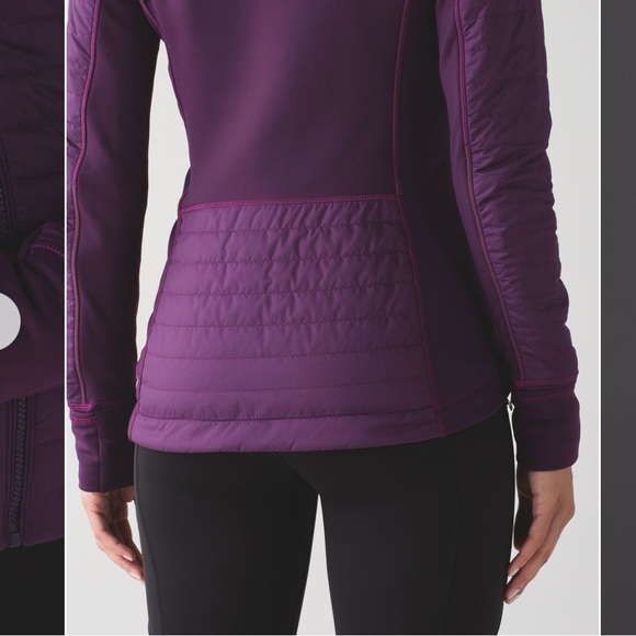 Lululemon First Mile Jacket in Darkest Magenta, size 6 - Picture 2 of 13